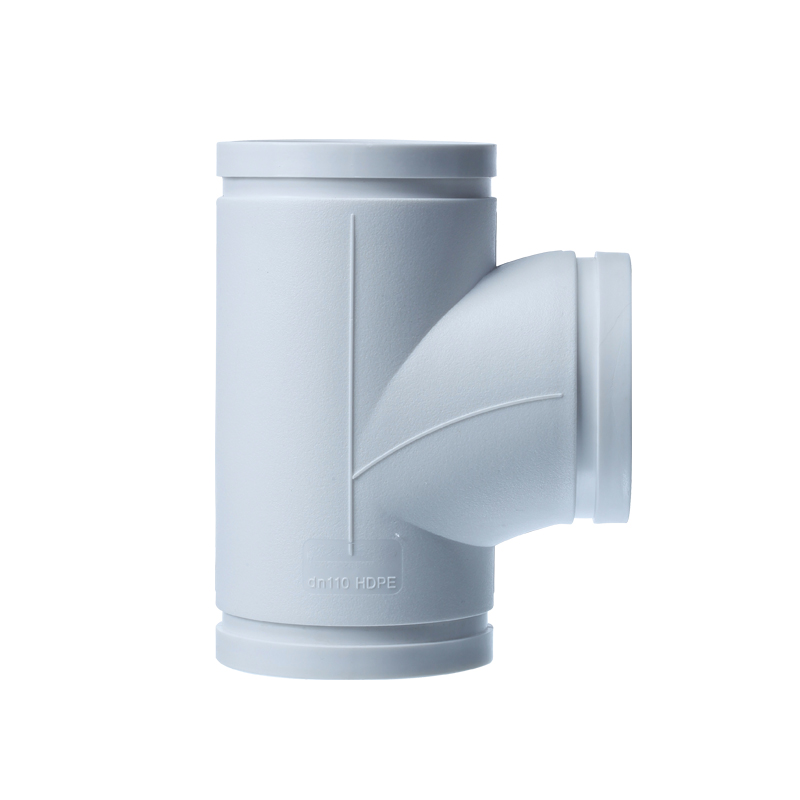 等徑順?biāo)ㄘ璈DPE溝槽式連接靜音管