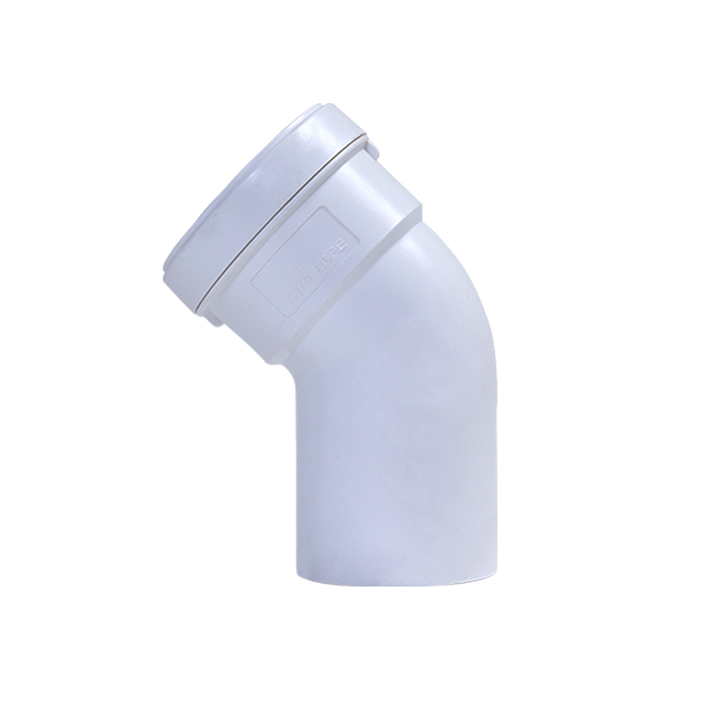 45°彎頭單擴丨HDPE壓蓋柔性承插鏈接靜音管