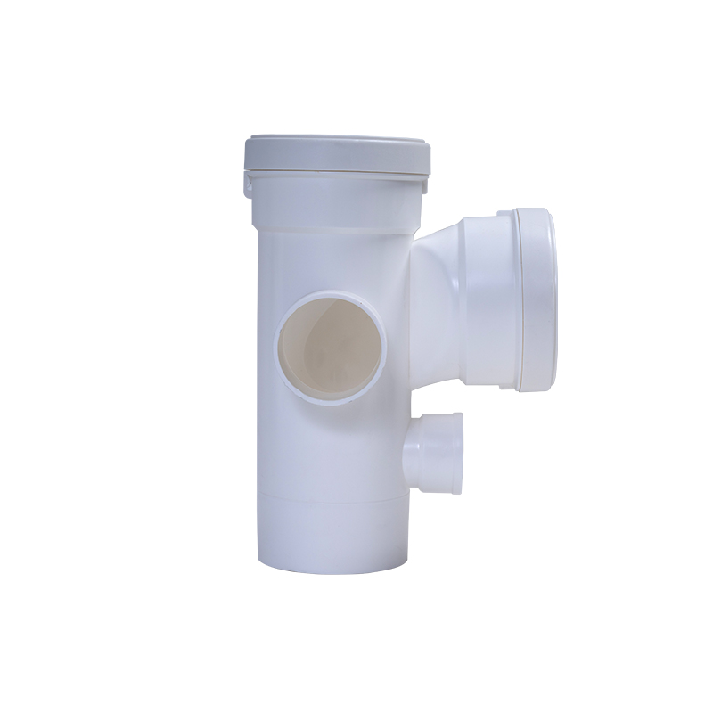 旋流五通丨HDPE壓蓋柔性承插靜音排水管管件