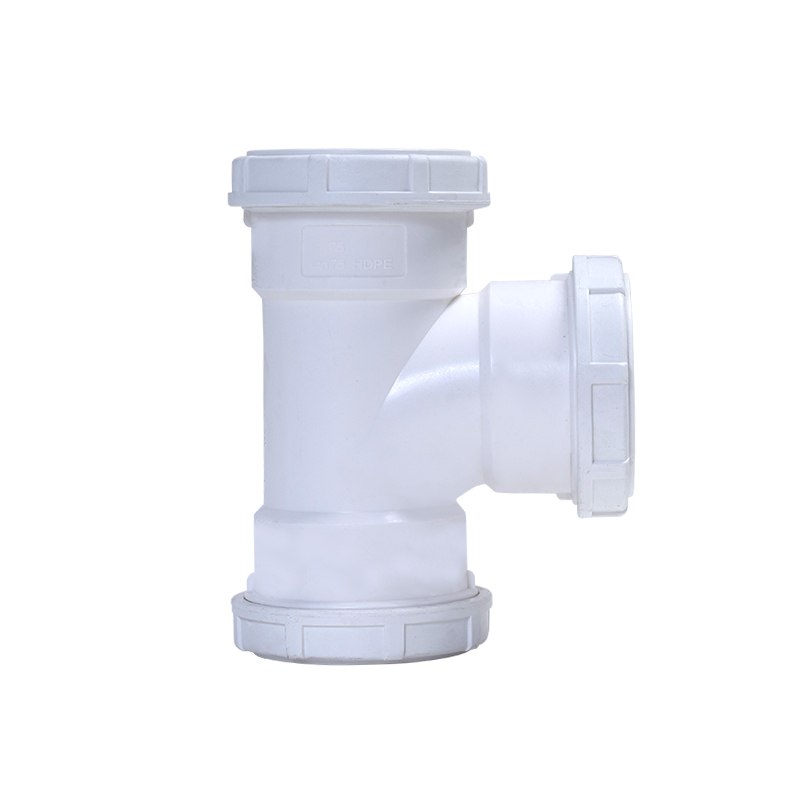 順水三通丨3S-PP螺旋壓蓋連接靜音管